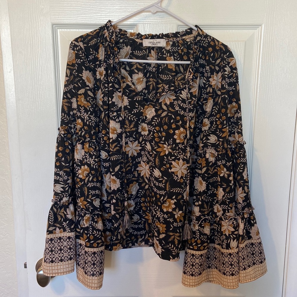 Carly Jean Los Angeles Boho Top